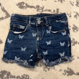 Butterfly denim short